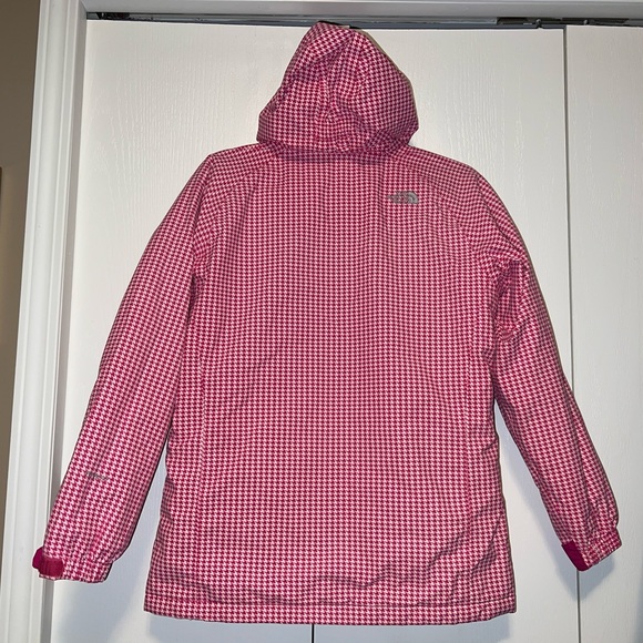 The North Face Pink Houndstooth Hyvent Jacket - Picture 6 of 16